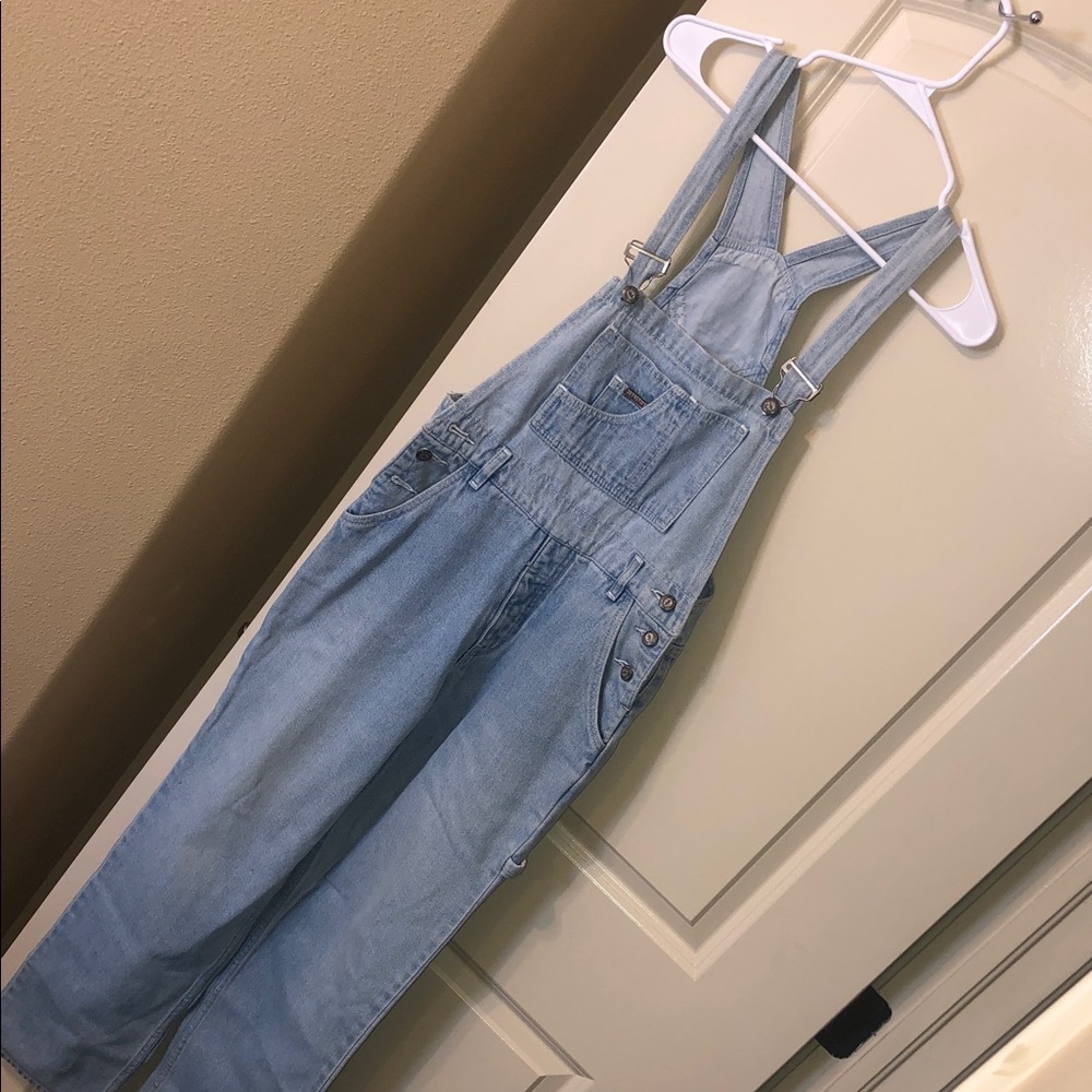 Rhino Jeans Work Wear Light Wash Denim Overalls